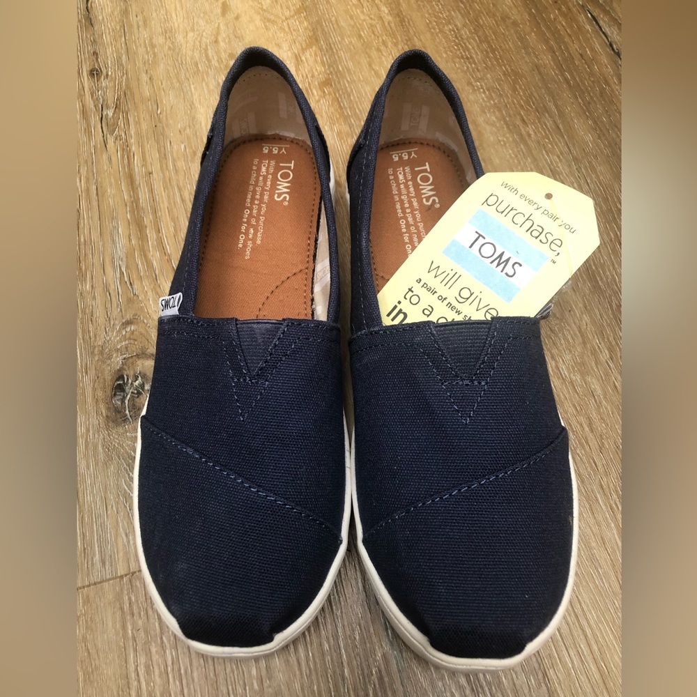 Classic Navy Canvas Toms